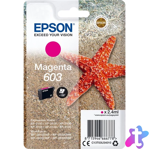 Epson tinta T03U34010 (603) magenta