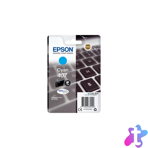 Epson tinta T07U2 cyan (407)