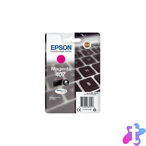 Epson tinta T07U3 magenta (407)