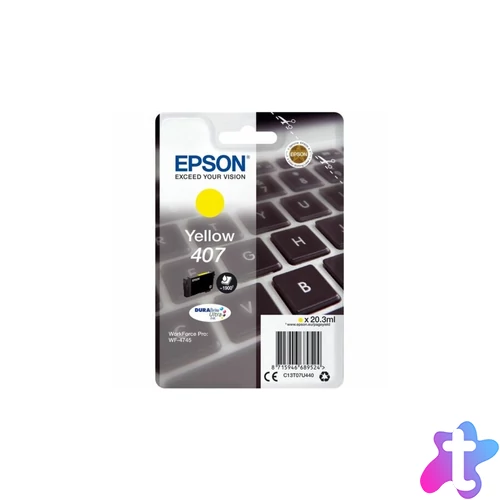 Epson tinta T07U4 yellow (407)