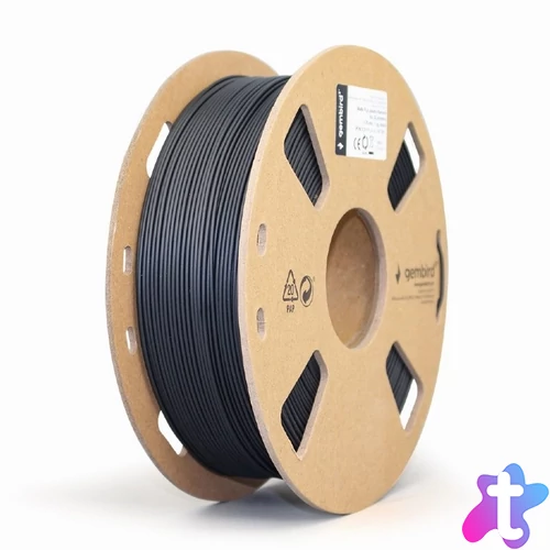 Gembird filament matte PLA black, 1,75 MM, 1 KG