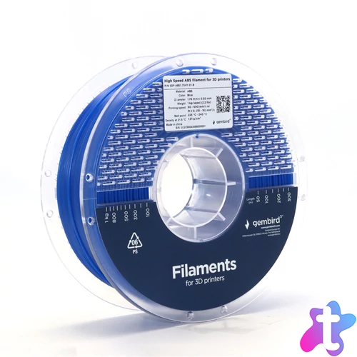 Gembird filament High Speed ABS blue, 1,75 MM, 1 KG