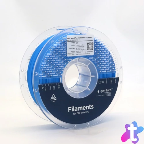 Gembird filament High Speed PLA blue, 1,75 MM, 1 KG