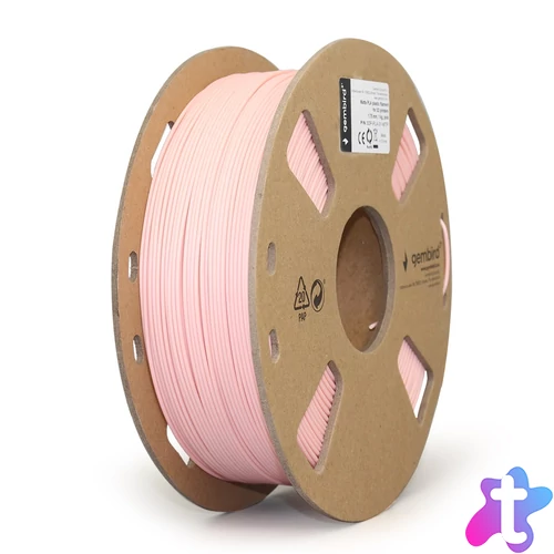 Gembird filament matte PLA pink, 1,75 MM, 1 KG
