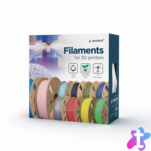 Gembird filament ABS Filament flame-bright Green, 1.75 mm, 1 kg