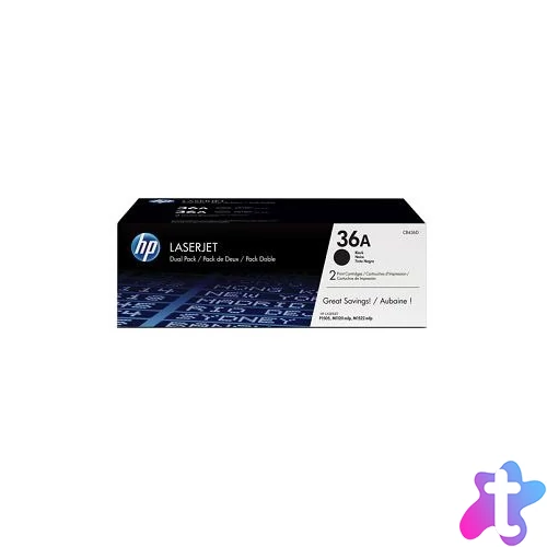 Hp toner CB436AD (36A) dupla black 2x2k