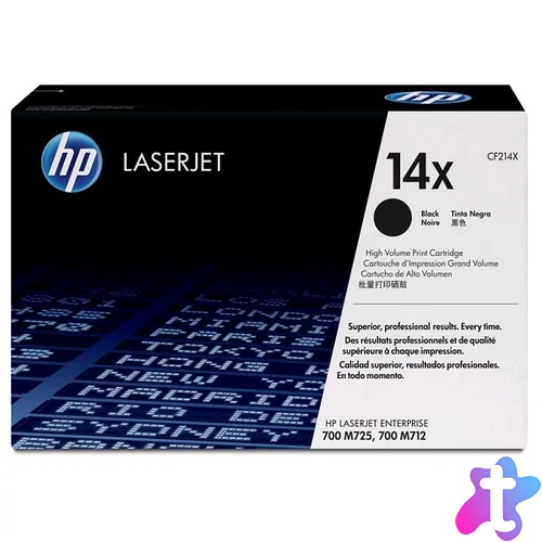 Hp toner CF214X (14X) black 17,5k