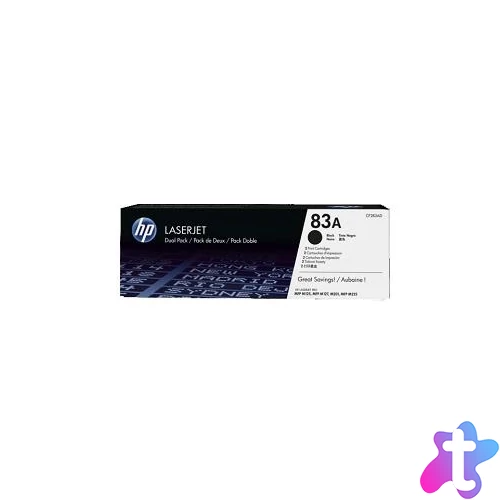 Hp toner CF283AD dupla black 2x1,5k