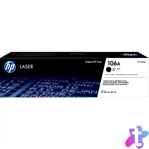 Hp toner W1106A black 1K (106A)