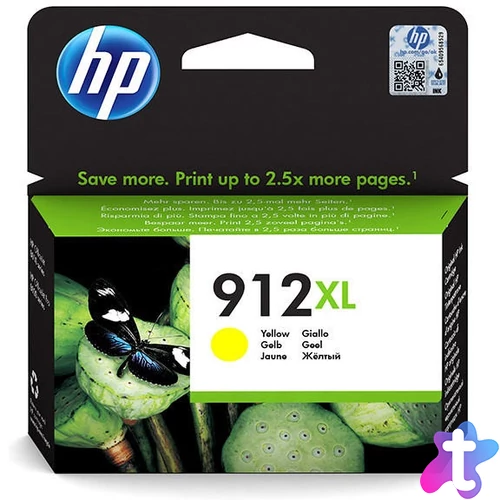 HP tinta 3YL83AE (912XL) yellow 0,8K
