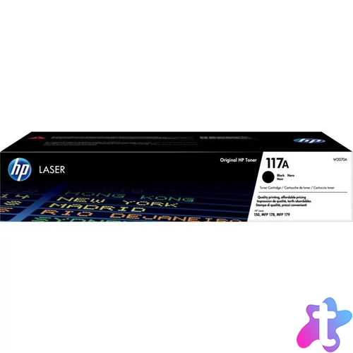 HP toner W2070A (117A) black