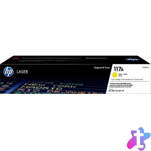 HP toner W2072A (117A) yellow