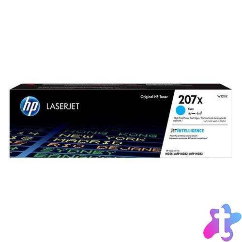 HP toner W2211X (207X) cyan nagykapcítású