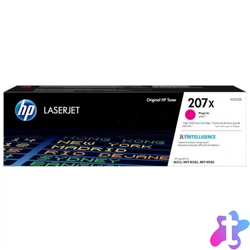 HP toner W2213X (207X) magenta nagykapcítású