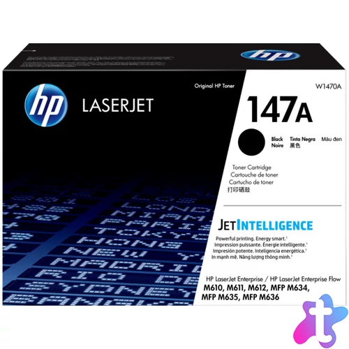 Hp toner W1470A (147A) black 10,5K
