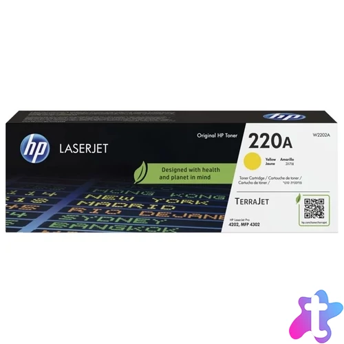 HP Toner W2202A (220A) Yellow 1,8K