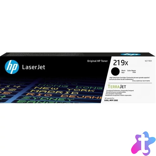 Hp toner W2190X (219X) black 3,2K