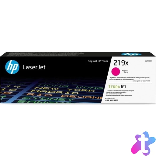 Hp toner W2193X (219X) magenta 2,5K