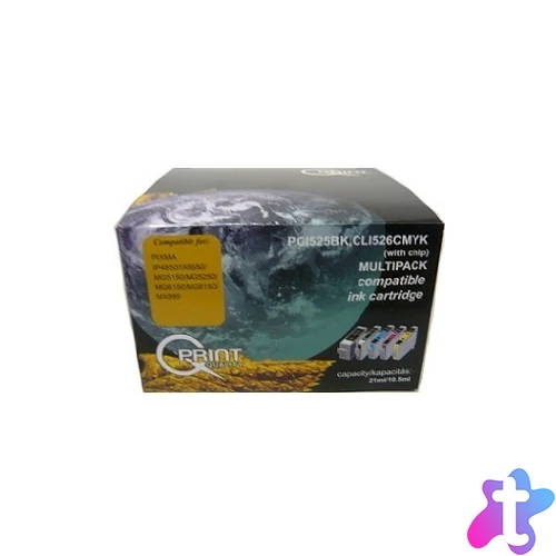 Q-Print tinta PGI525B/CLI526B,C,M,Y multipack (chipes)