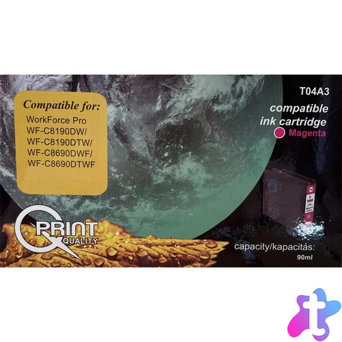 Q-Print tinta T04A3 magenta (chipes)