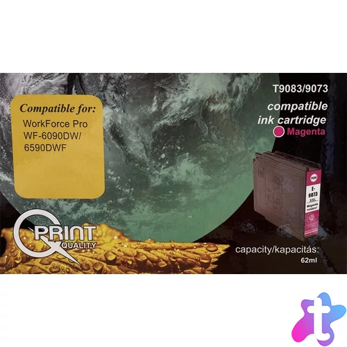 Q-Print tinta T9083 magenta (chipes)