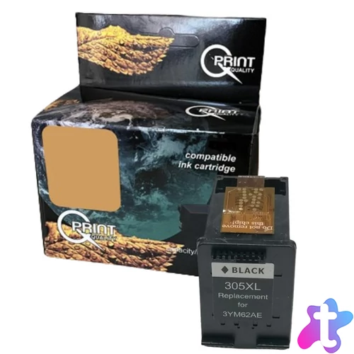 Q-Print tinta 3YM62AE (305XL) black