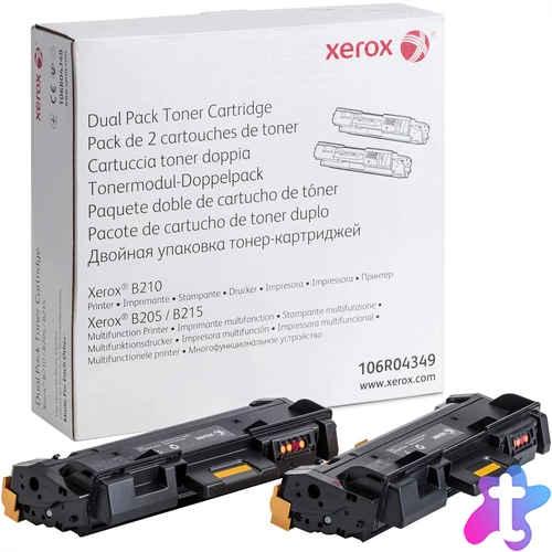 Xerox toner 106R04349 (B205/B210/B215) black 2x3k