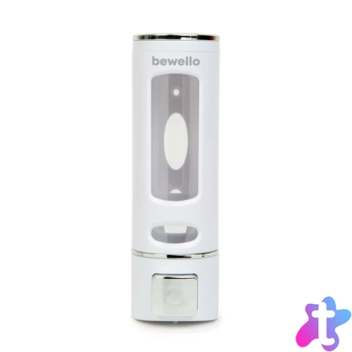 Szappanadagoló - kézzel működtethető - 400 ml - fali - fehér