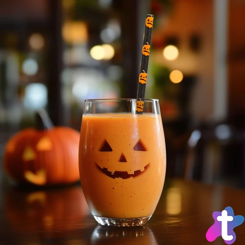 Papír szívószál - halloween - 197 x 6 mm - 25 db / csomag