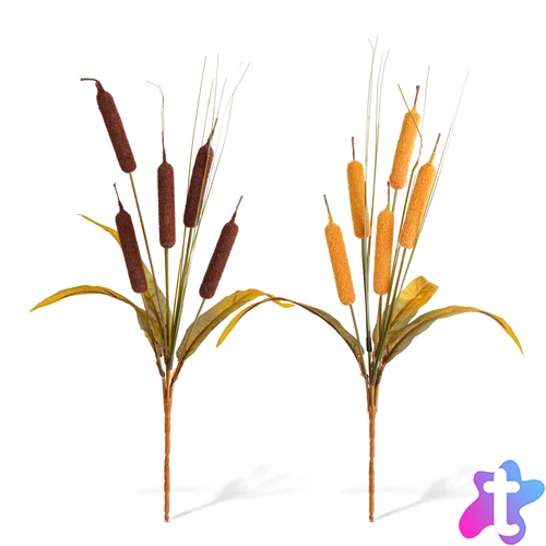 Őszi dekoráció - gyékény - 2 féle - 40 cm