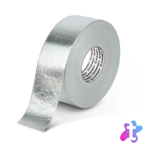 Alumínium ragasztószalag - üvegszálas - akril - 50 m x 50 mm - 150 mikron - lángálló