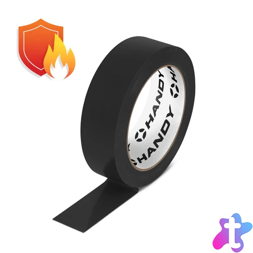 Szigetelőszalag - PVC, -18 - (+105)°C - 20 m x 19 mm - fekete