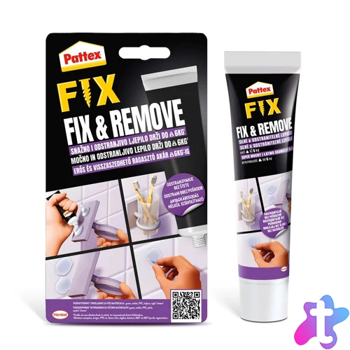 Pattex Fix & Remove, Folyékony ragasztó, visszaszedhető, 44 g