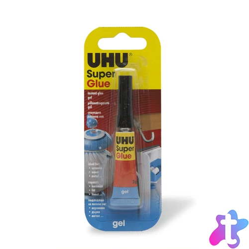 UHU Super Glue Pillanatragasztó gél 2 g