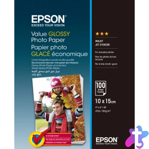 Epson Value Glossy Photo Paper 10x15cm 100 sheet