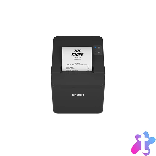 Epson TM-T20IV (101) blokknyomtató, vágó, USB, sorosport, fekete