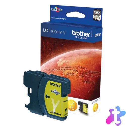 Brother LC1100HYY tintapatron 1 db Eredeti Nagy (XL) kapacitású Sárga