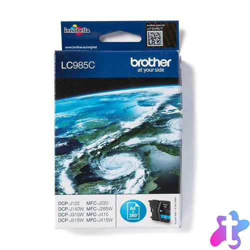 Brother LC985C tintapatron 1 db Eredeti Cián