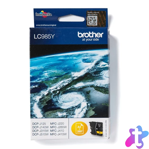 Brother LC985Y tintapatron 1 db Eredeti Sárga