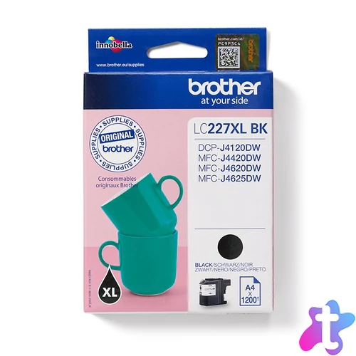 Brother LC227XLBK tintapatron 1 db Eredeti Fekete