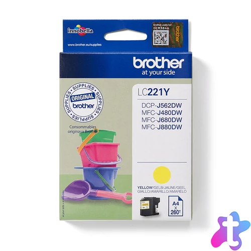 INK CARTRIDGE YELLOW 260 PAGES FOR MFC-J880DW