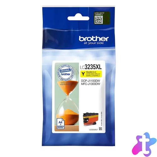 Brother LC3235XLY tintapatron 1 db Eredeti Nagy (XL) kapacitású Sárga