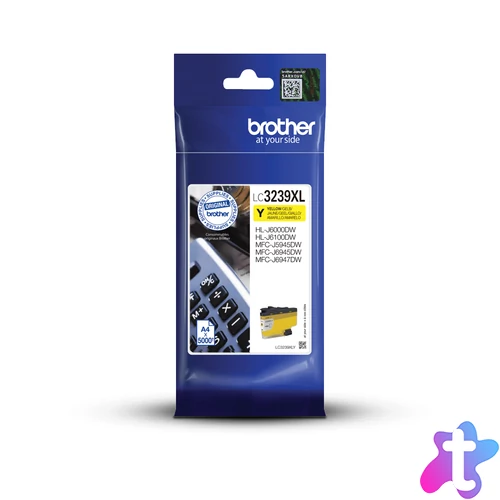 Brother LC-3239XLY tintapatron 1 db Eredeti Nagy (XL) kapacitású Sárga