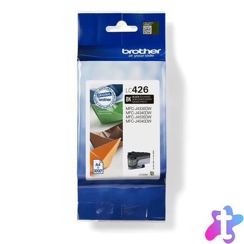 Brother LC-426BK tintapatron 1 db Eredeti Fekete