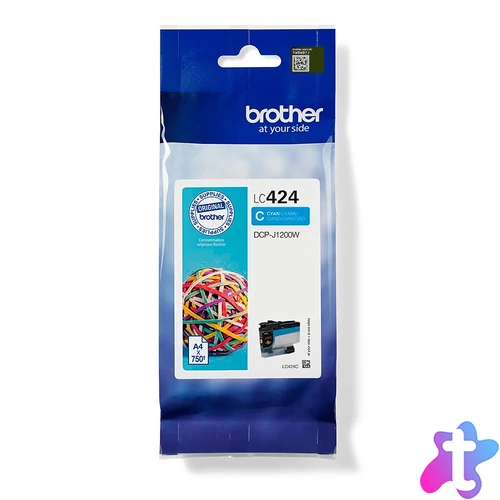Brother LC424C tintapatron 1 db Eredeti Cián
