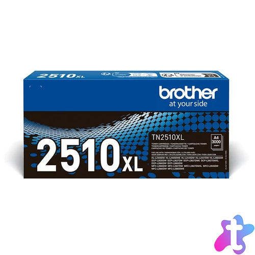 Brother TN-2510XL festékkazetta 1 db Eredeti Fekete