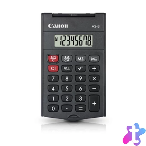 Canon AS-8 8 számjegyű kézi számológép (4598B001AA)