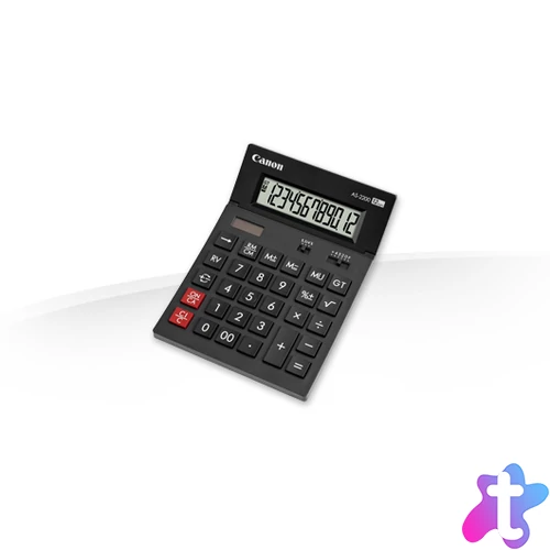 Canon AS-2200 számológép Asztali Kijelző kalkulátor Fekete