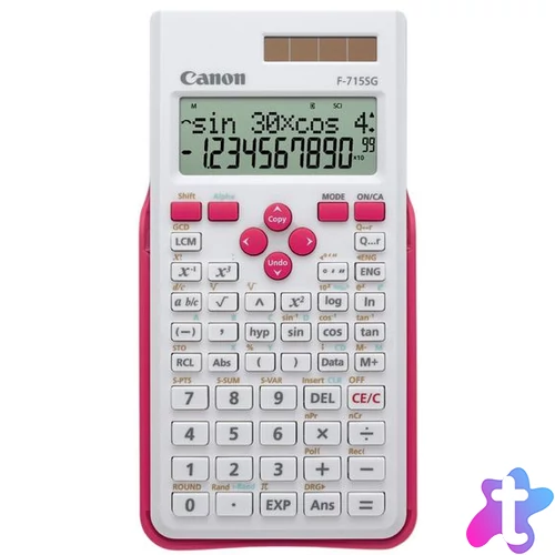 F-715SG EXP DBL CALCULATOR WHITE/MAGENTA