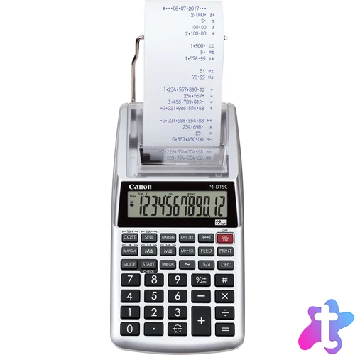 Canon P1-DTSC II EMEA HWB számológép Asztali Nyomtató számológép Szürke